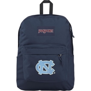 JanSport NCAA Officially Licensed Backpack, Michigan Wolverines, Superbreak Plus with Padded 15” Laptop Sleeve, Spacious Computer Bag for Men & Women, Durable Daypack with Bottle Pocket, Navy(North Carolina Tar Heels)