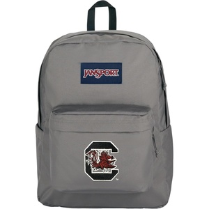 JanSport NCAA Officially Licensed Backpack, Michigan Wolverines, Superbreak Plus with Padded 15” Laptop Sleeve, Spacious Computer Bag for Men & Women, Durable Daypack with Bottle Pocket, Navy(South Carolina Fighting Gamecocks)