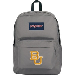 JanSport NCAA Officially Licensed Backpack, Michigan Wolverines, Superbreak Plus with Padded 15” Laptop Sleeve, Spacious Computer Bag for Men & Women, Durable Daypack with Bottle Pocket, Navy(Baylor Bears)