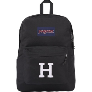 JanSport NCAA Officially Licensed Backpack, Michigan Wolverines, Superbreak Plus with Padded 15” Laptop Sleeve, Spacious Computer Bag for Men & Women, Durable Daypack with Bottle Pocket, Navy(Harvard Crimson)