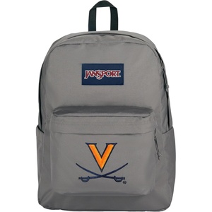 JanSport NCAA Officially Licensed Backpack, Michigan Wolverines, Superbreak Plus with Padded 15” Laptop Sleeve, Spacious Computer Bag for Men & Women, Durable Daypack with Bottle Pocket, Navy(Virginia Cavaliers)