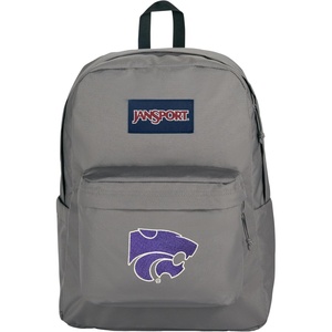 JanSport NCAA Officially Licensed Backpack, Michigan Wolverines, Superbreak Plus with Padded 15” Laptop Sleeve, Spacious Computer Bag for Men & Women, Durable Daypack with Bottle Pocket, Navy(Kansas State Wildcats)