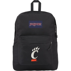 JanSport NCAA Officially Licensed Backpack, Michigan Wolverines, Superbreak Plus with Padded 15” Laptop Sleeve, Spacious Computer Bag for Men & Women, Durable Daypack with Bottle Pocket, Navy(Cincinnati Bearcats)
